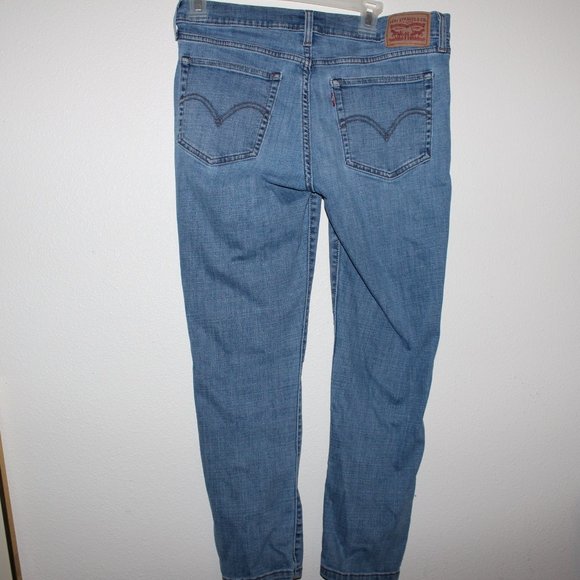 Levi's Boyfriend Distressed Womens Medium Wash Jeans Size 29 - Picture 2 of 5